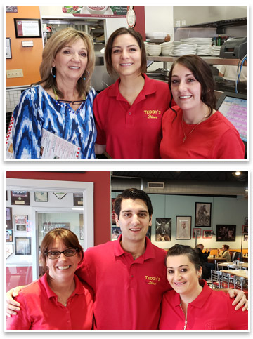 Friendly workers at Teddy's Diner in Elk Grove Village